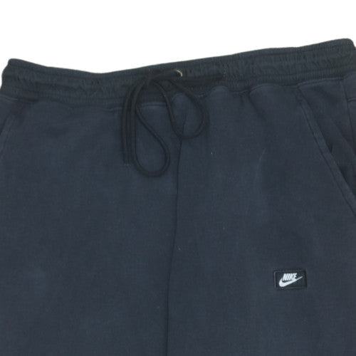 Nike Men's Black Fleece Jogger Sweatpants L Regular Fit Activewear