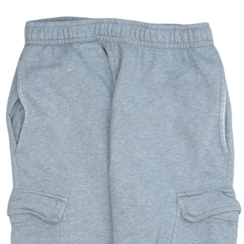 Nike Men's Grey Fleece Cargo Jogger Trousers Size S