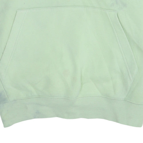 Nike Men's Green Pullover Hoodie Size S Fleece Logo Sweatshirt