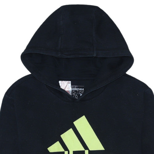 Adidas Teens Black Pullover Hoodie XL Sport Essentials Logo