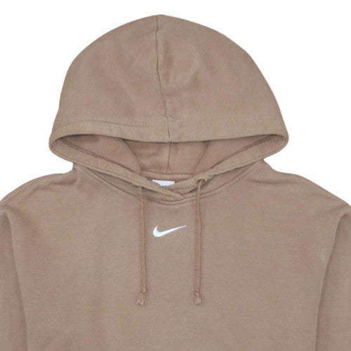 Nike Men's Brown XS Pullover Fleece Hoodie with Logo