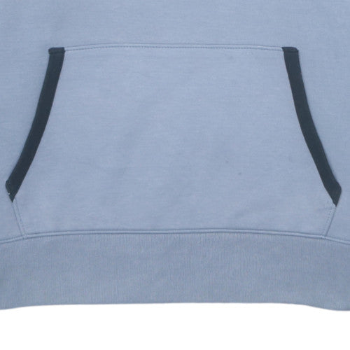 Hollister Men's Blue Pullover Hoodie M Logo Graphic Casual Fleece
