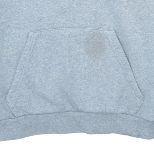 Adidas Men Grey Pullover Hoodie M Regular Fit Fleece Sportswear