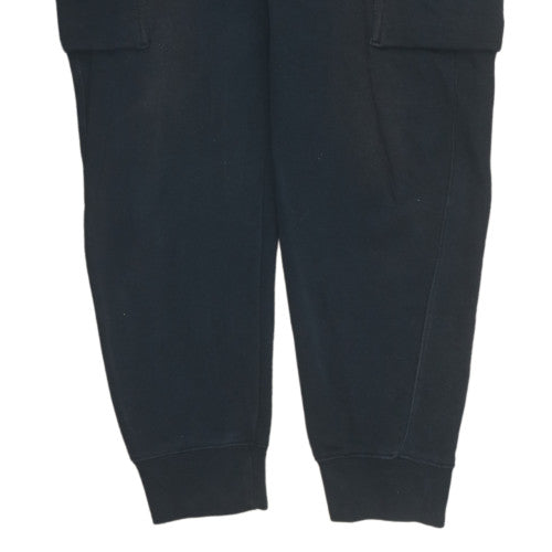 Nike Men's Black Fleece Cargo Joggers Size M Elastic Waist