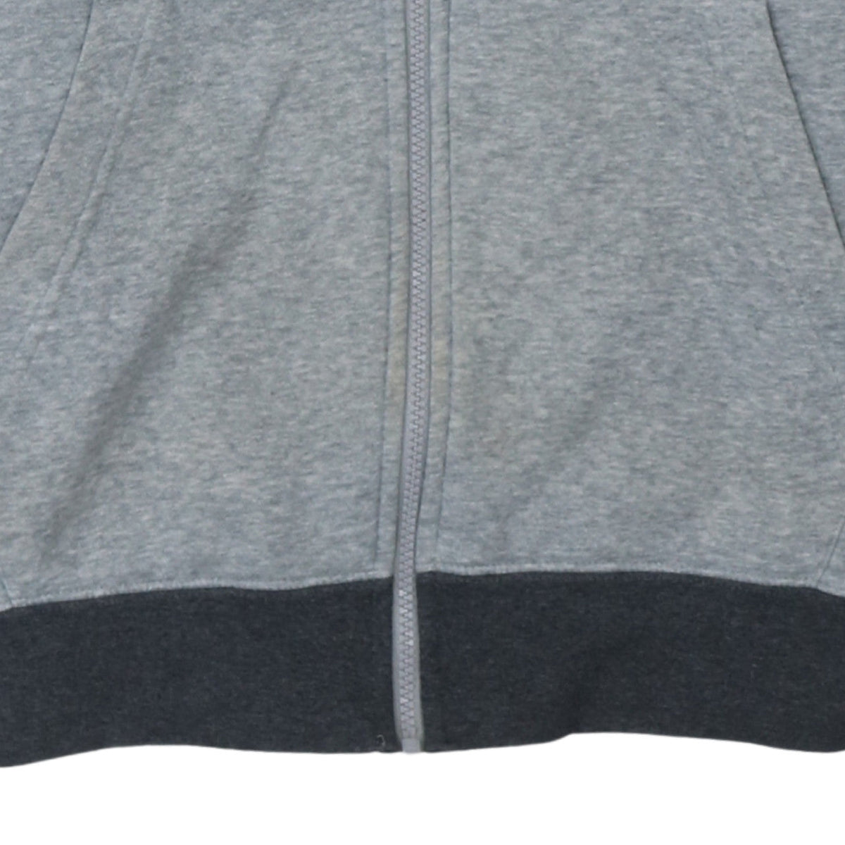 Nike Men’s Grey Full Zip Fleece Hoodie Size S Regular Fit