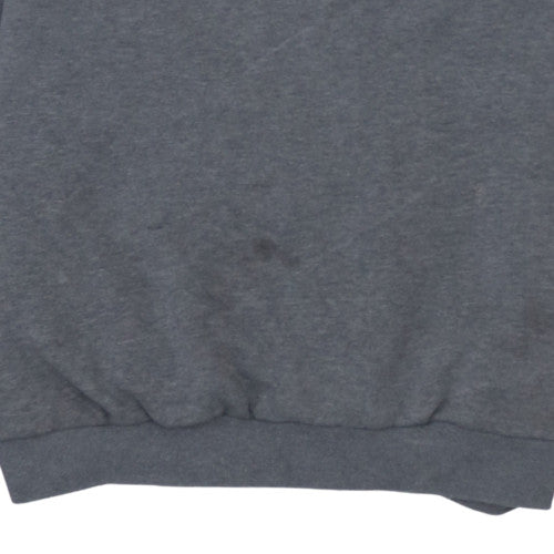 Nike Women’s Grey Pullover Sweatshirt M Cotton Blend