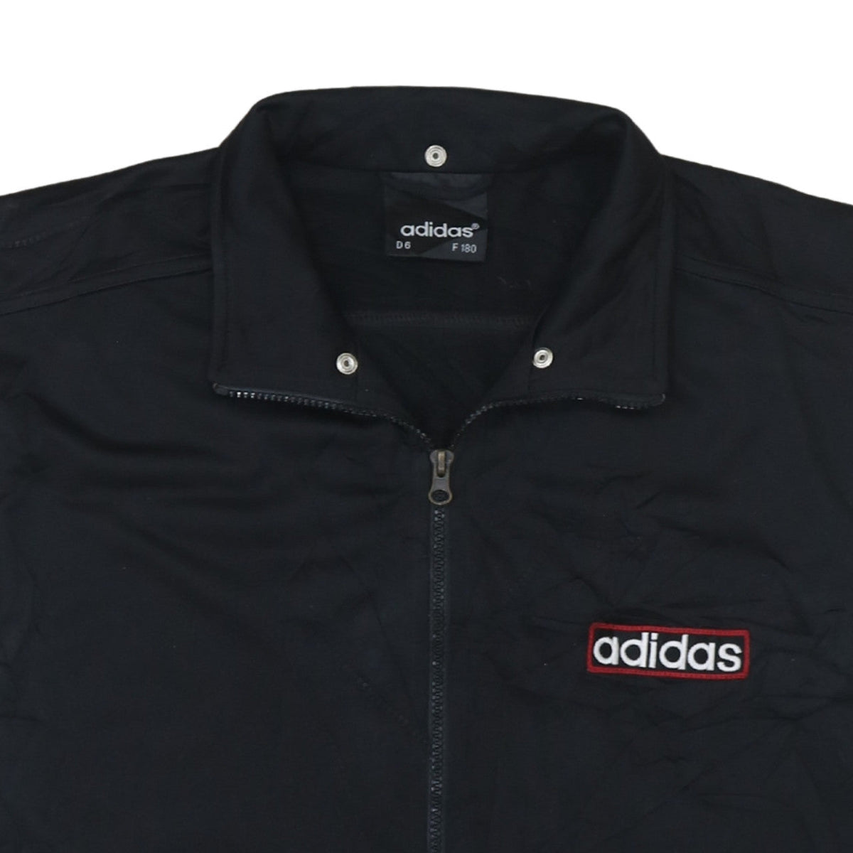 Adidas Men's Black Sleeveless Track Jacket Size 40 Regular Fit