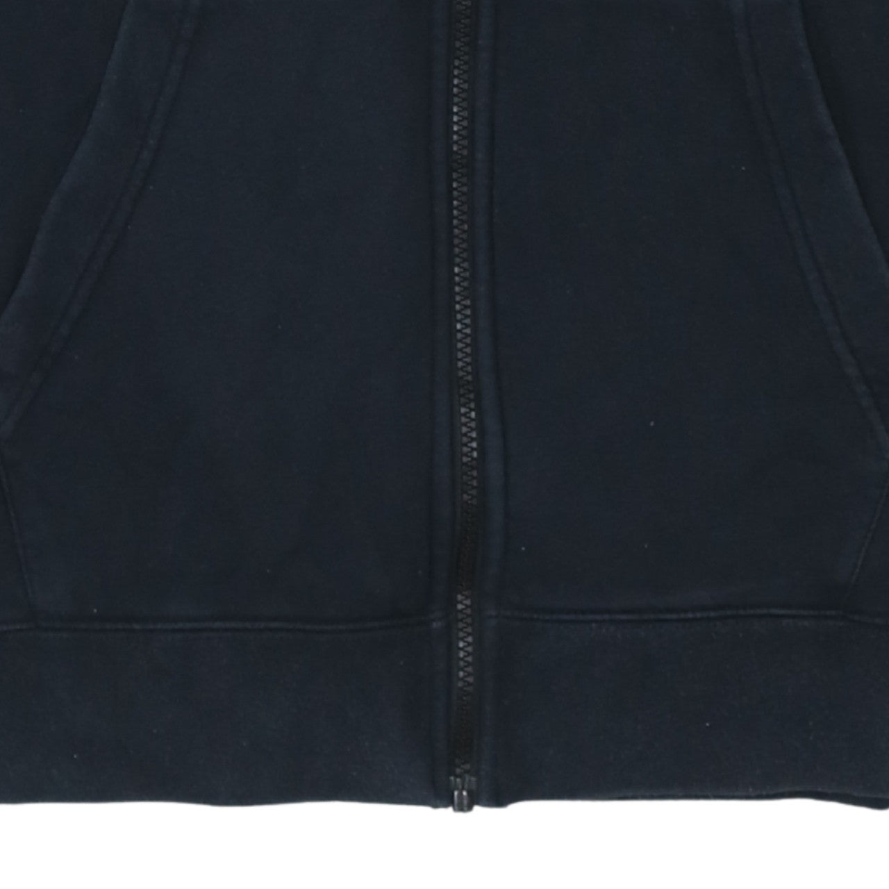 Nike Men's Black Medium Full Zip Track Jacket Cotton Blend