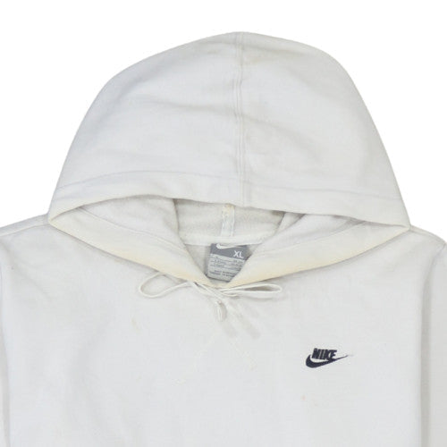 Nike Men's White XL Pullover Hoodie Sweatshirt Logo Sportswear