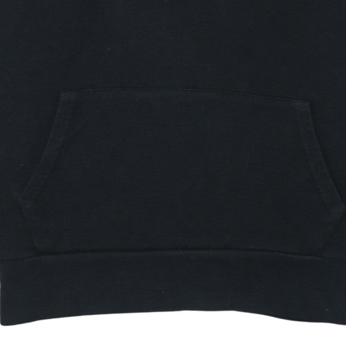 Levi's Teens Black Pullover Hoodie M Regular Fit Logo Fleece