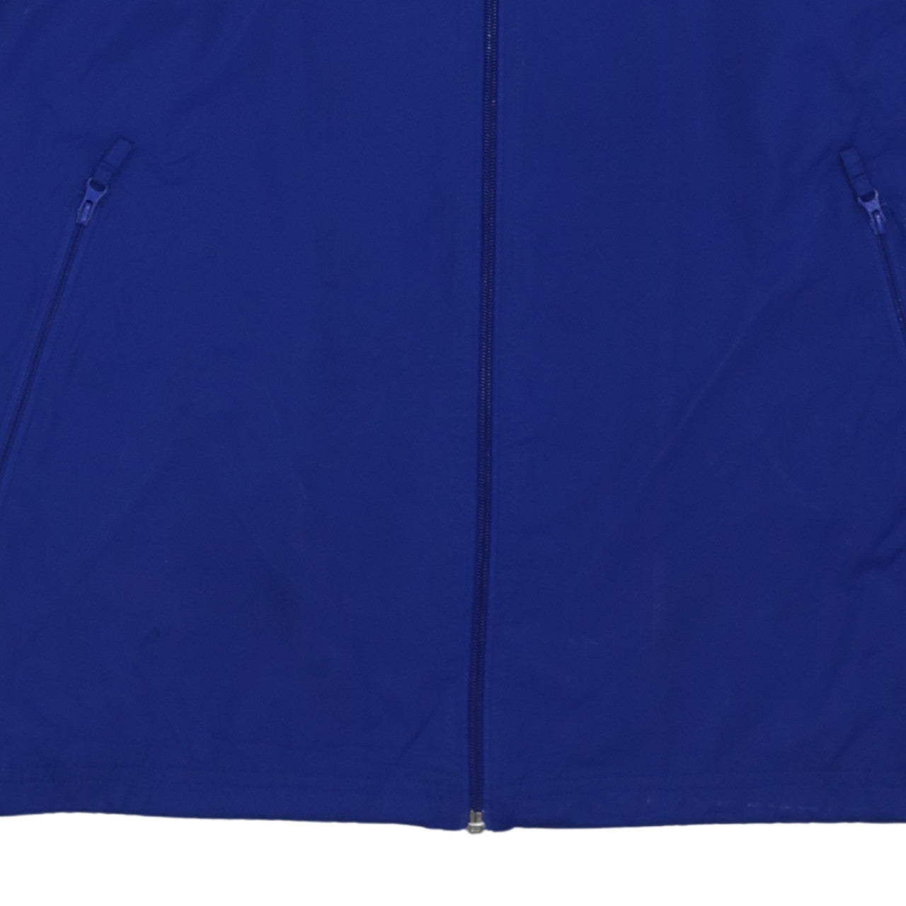 Uhlsport Men's Blue Hooded Windbreaker Jacket Size L 42in Chest