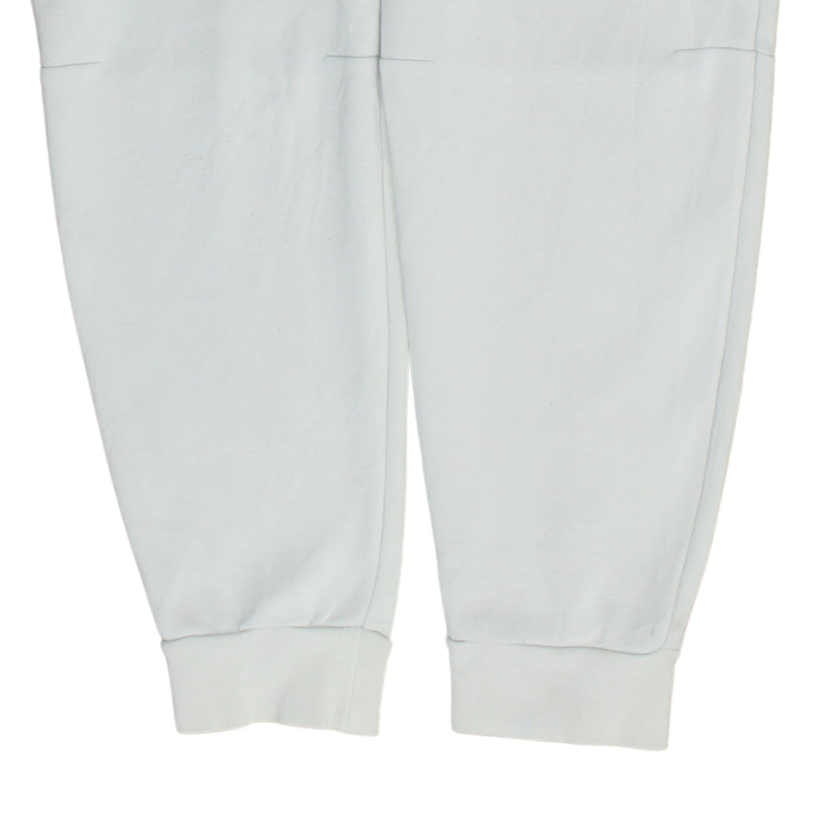 Nike Men's White Fleece Jogger Sweatpants L Tapered Fit