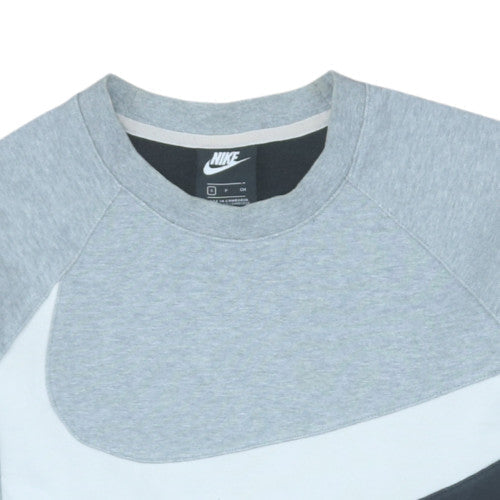 Nike Men's Grey S Pullover Sweatshirt Crew Neck Lightweight
