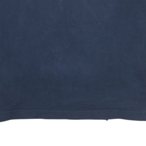 Marks & Spencer Blue Harbour Men's Blue Long Sleeve Polo M