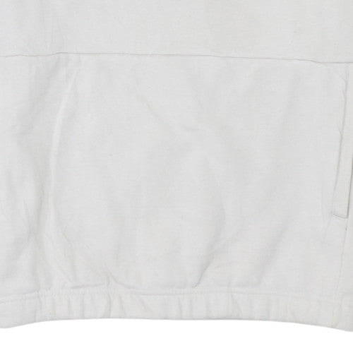 Adidas Women’s Ivory 1/4 Zip Pullover Sweatshirt M