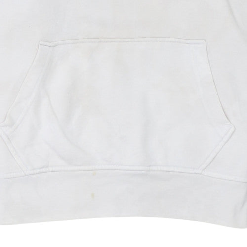 Levi's Men's White Relaxed Fit Logo Pullover Hoodie Size M