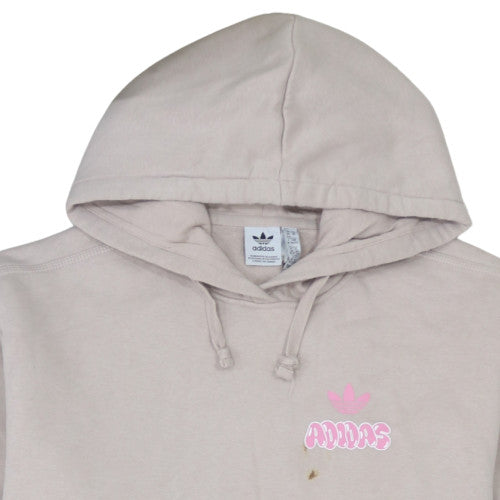 Adidas Women’s Beige Pullover Hoodie XS Hooded Sweatshirt
