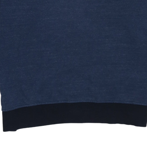 Adidas Mens Navy Blue Crew Neck Sweatshirt L Classic Fit