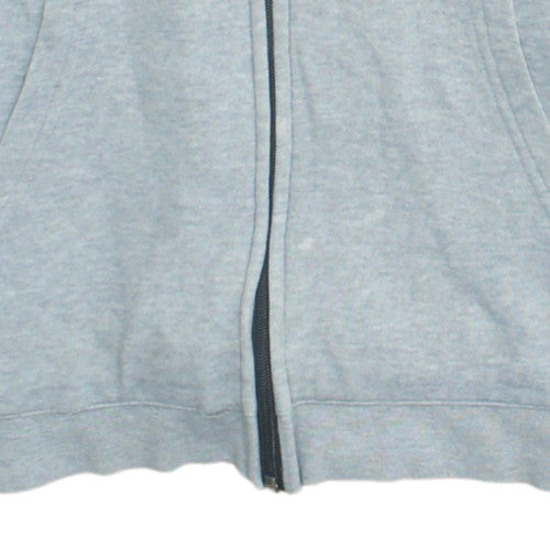 Champion Boys Grey Full Zip Hoodie 13-14 Years Logo Fleece Sweatshirt