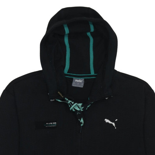Puma Men's Black Full Zip Hoodie M Regular Fit