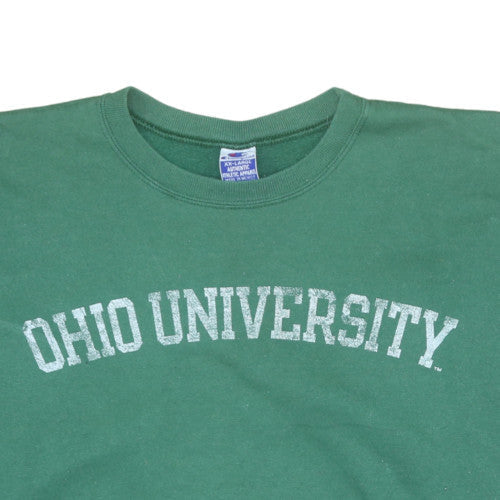 Champion Men's Green Ohio University 2XL Pullover Sweatshirt