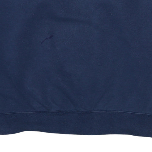 Nike Men's Blue XL Crew Neck Pullover Fleece Sweatshirt