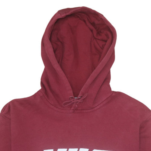 Nike Men's Red Pullover Hoodie M Fleece Graphic Logo Sportswear