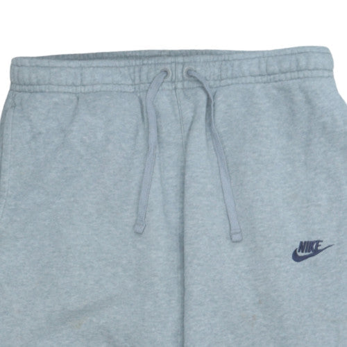 Nike Men's Grey Fleece Sweatpants M Regular Fit Drawstring Comfort