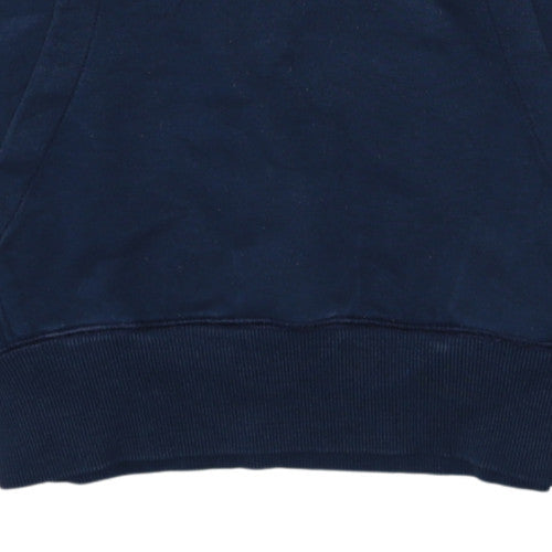 Timberland Men's Blue Pullover Hoodie S Regular Fit Long Sleeve Outdoor