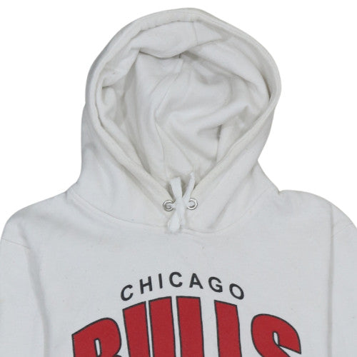 NBA Chicago Bulls White Hoodie XS Women Lavine 8 Pullover Cotton Blend