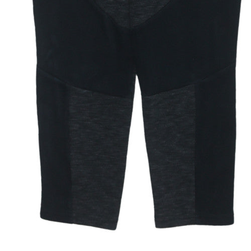 Puma Womens Black Capri Leggings Size 8 Slim Fit Activewear