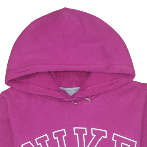 Nike Women's Pink Pullover Hoodie Medium Cotton Blend Sweatshirt