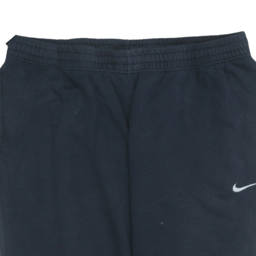 Nike Men's Black Fleece Sweatpants 2XL Regular Fit Casual Trousers