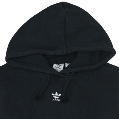 Adidas Women’s Black Pullover Hoodie Size M with Logo & Pocket