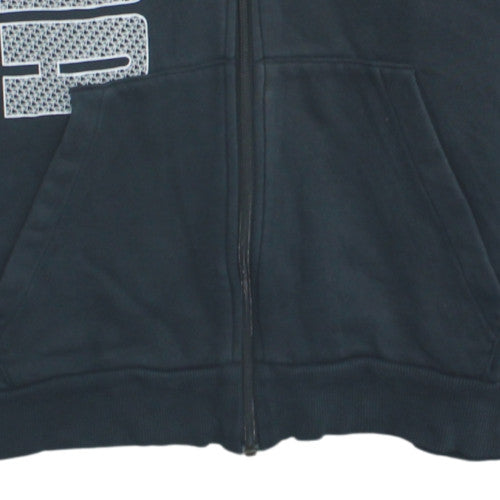 Puma Men's Black Full Zip Hoodie S Fleece Sportswear