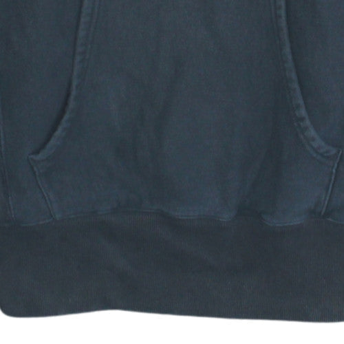 Champion Men's Blue Medium Pullover Hoodie Embroidered Logo