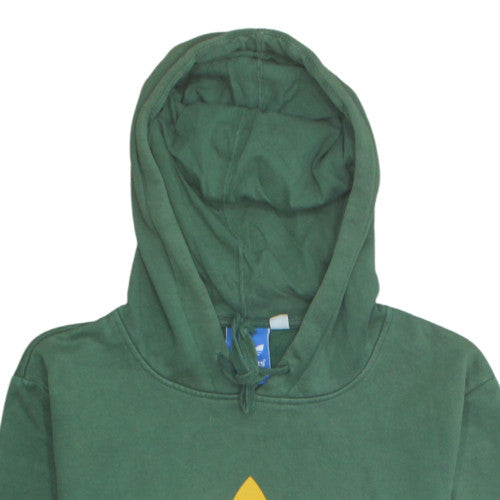 Adidas Men's Green Pullover Hoodie Size S Graphic Sportswear