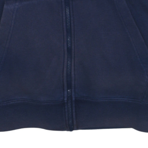 Nike Men's Blue Full Zip Fleece Hoodie Size M