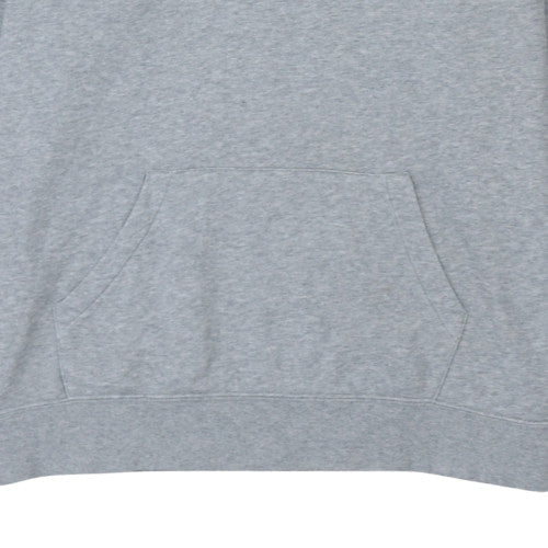 Nike Women’s Grey Pullover Hoodie XL Cotton Blend Sportswear