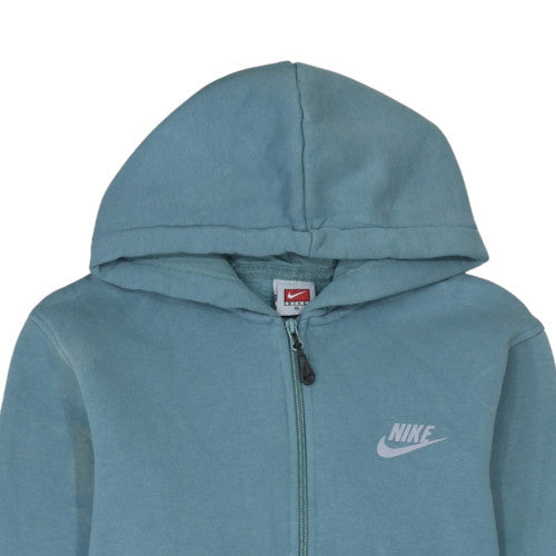 Nike Men's Blue Full Zip Hoodie XL Fleece Sweatshirt