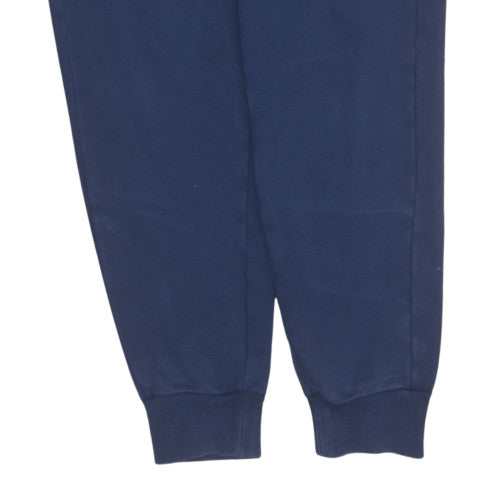 Puma Men Blue L Jogger Fleece Activewear Trousers