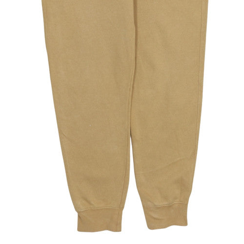 Nike Men's Beige Fleece Jogger Trousers M Regular Fit Activewear