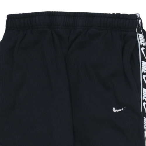 Nike Men's Black L Jogger Sweatpants with Side Stripe Logo