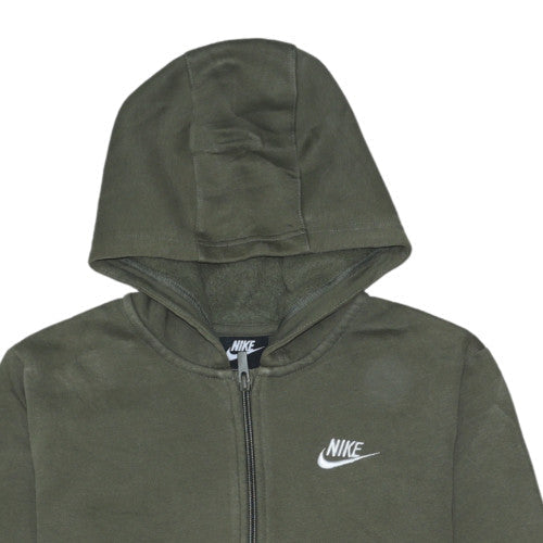 Nike Boys Green Full Zip Fleece Hoodie XL 158-170cm