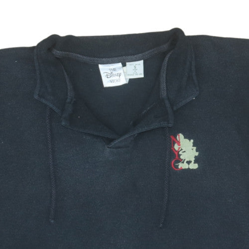Disney Store Men's Navy Cotton Pullover Sweatshirt Size S Mickey NYC