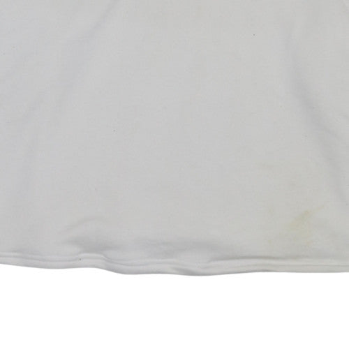 Nike Women's White Pullover Hoodie 1X Cotton Blend Long Sleeve