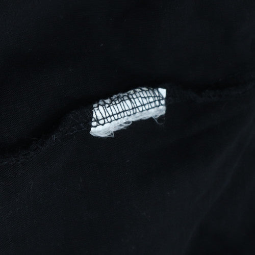 Champion Men's Black Full Zip Hoodie L Cotton Blend
