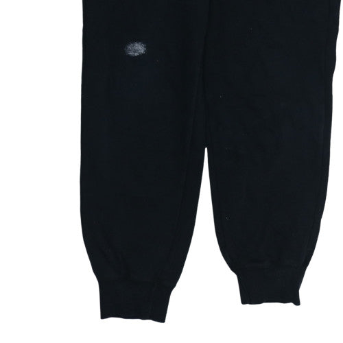 Puma Men's Black Jogger Sweatpants Size M Fleece Activewear Trousers