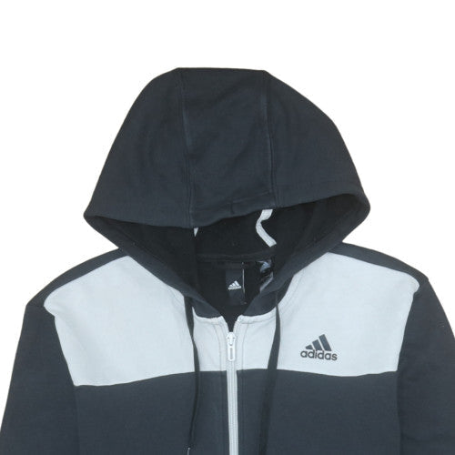 Adidas Men’s Black Full Zip Hooded Sweatshirt Size L