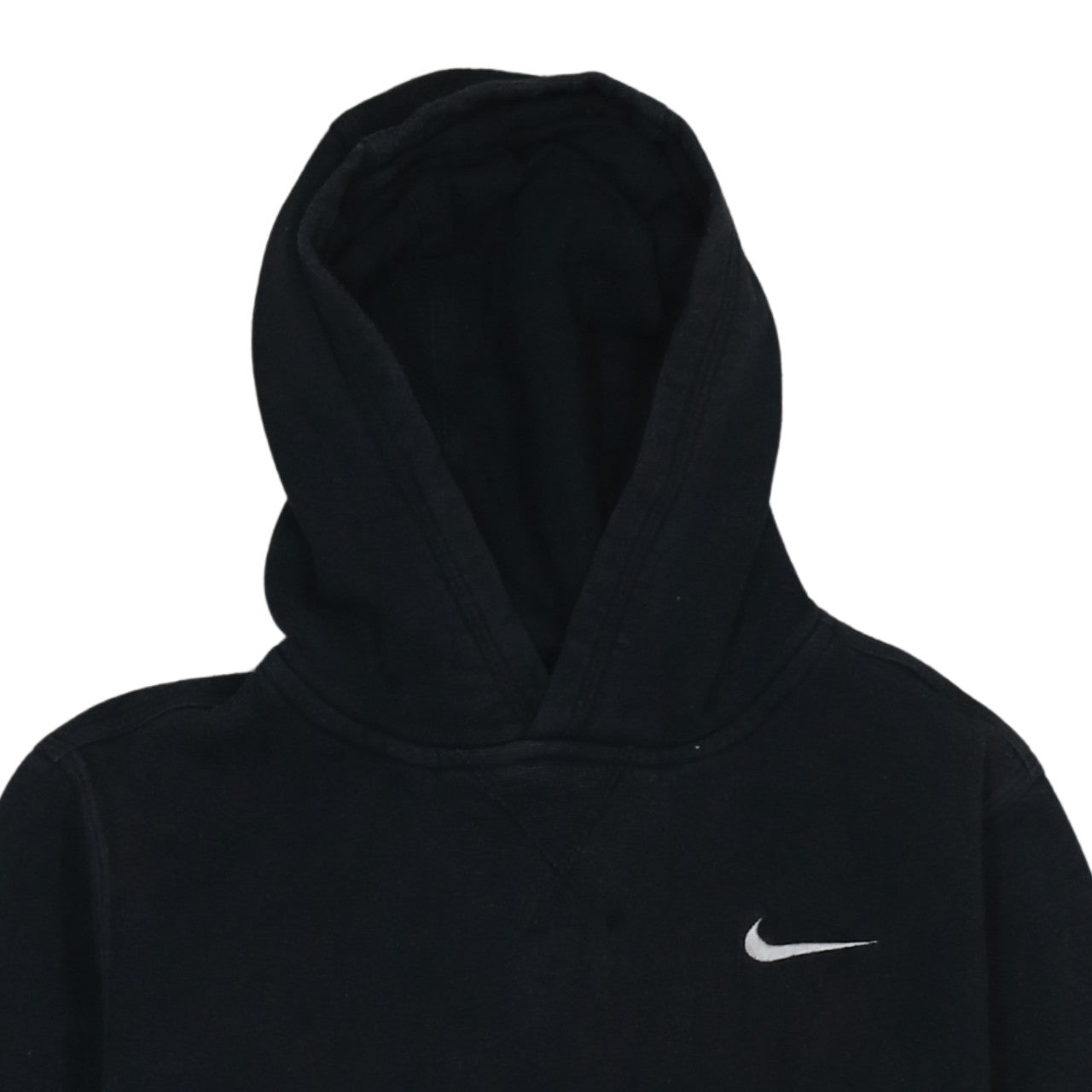 Nike Teens Black XL Pullover Fleece Hoodie with Logo
